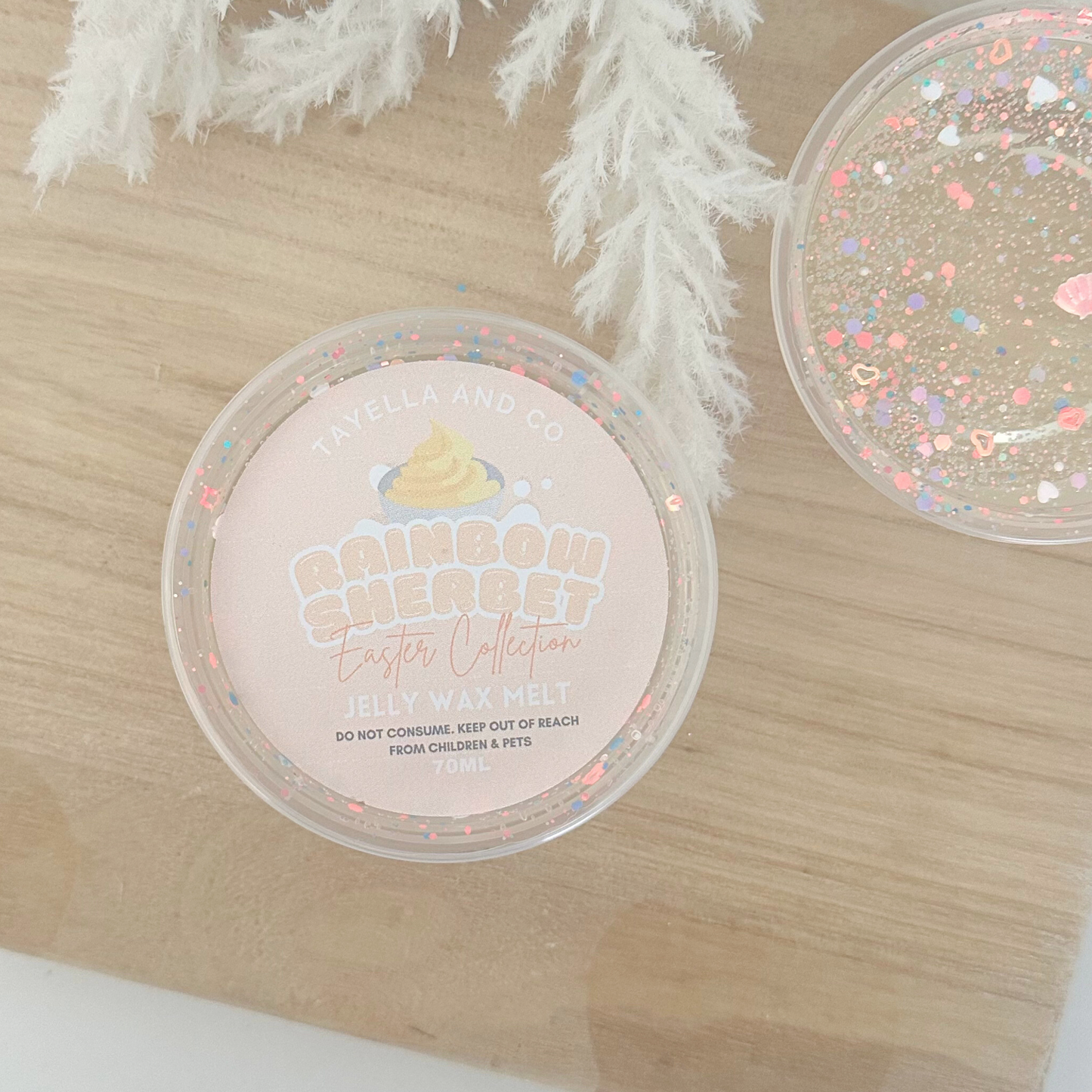 Rainbow Sherbet Jelly Melt