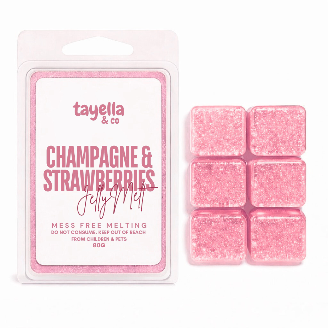 CHAMPAGNE & STRAWBERRIES JELLY MELT