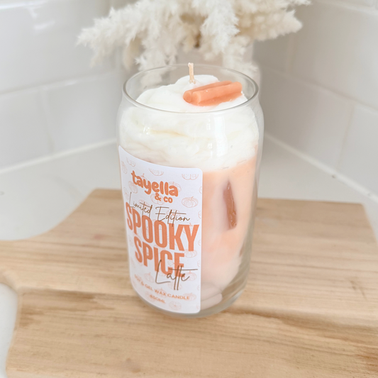 Iced Spooky Spice Latte Candle