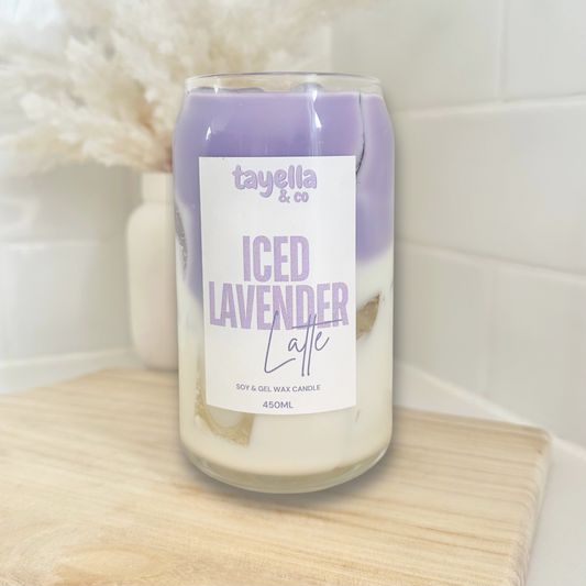 Iced Lavender Latte Candle