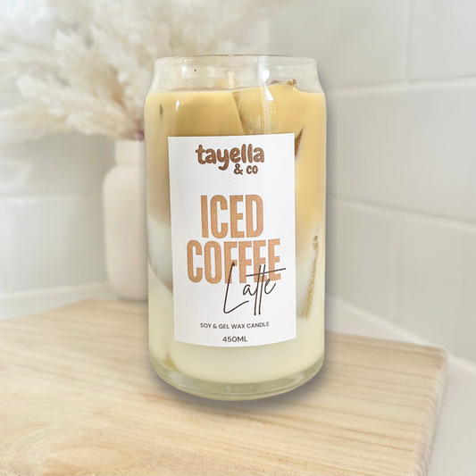 Iced Coffee Latte Candle