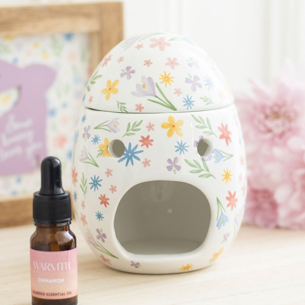 Spring Floral Egg Wax Warmer