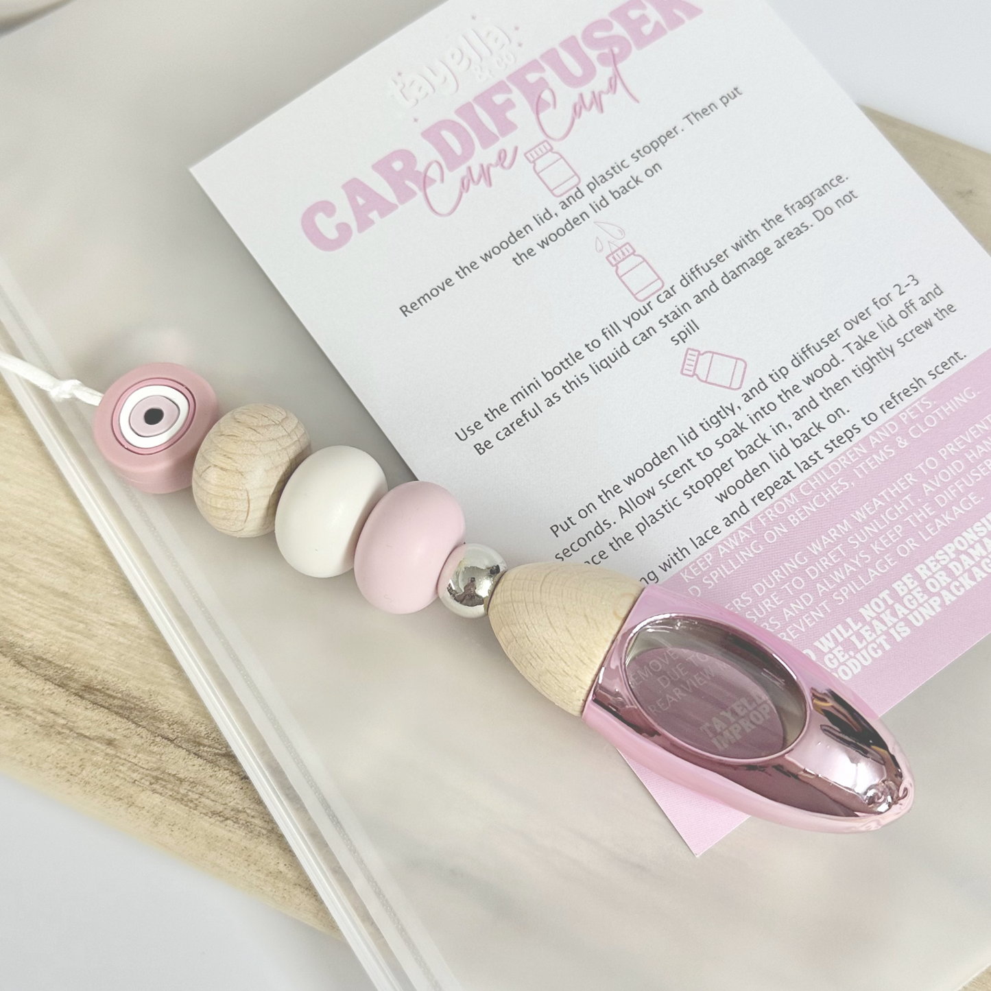 Pink Protection Car Diffuser