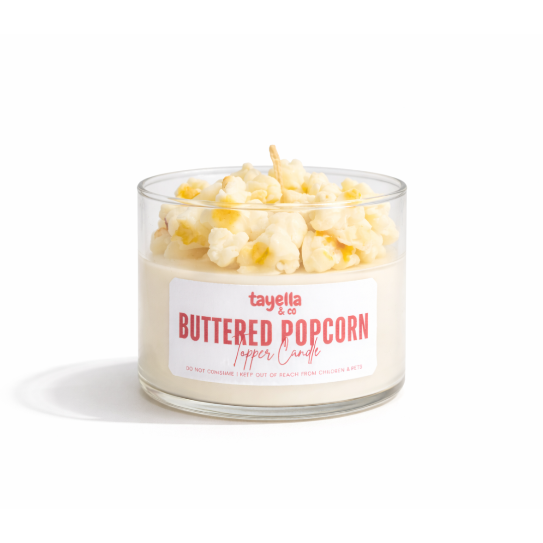 BUTTERED POPCORN TOPPER CANDLE