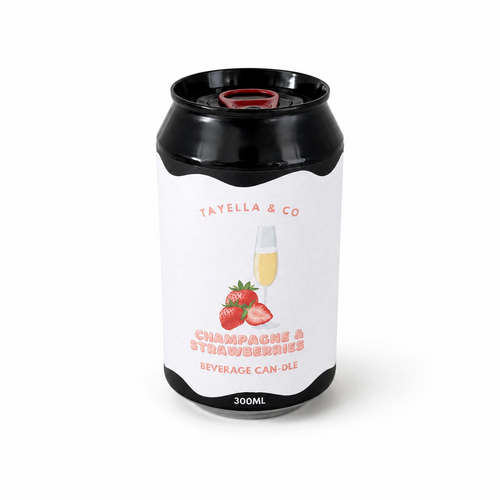 CHAMPAGNE & STRAWBERRIES CAN-DLE