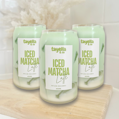 Iced Matcha Latte Candle