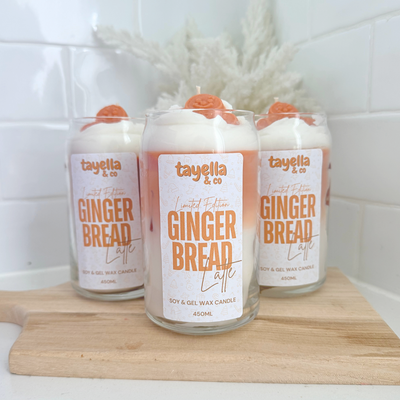 Iced Gingerbread Latte Candle