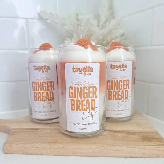 Iced Gingerbread Latte Candle