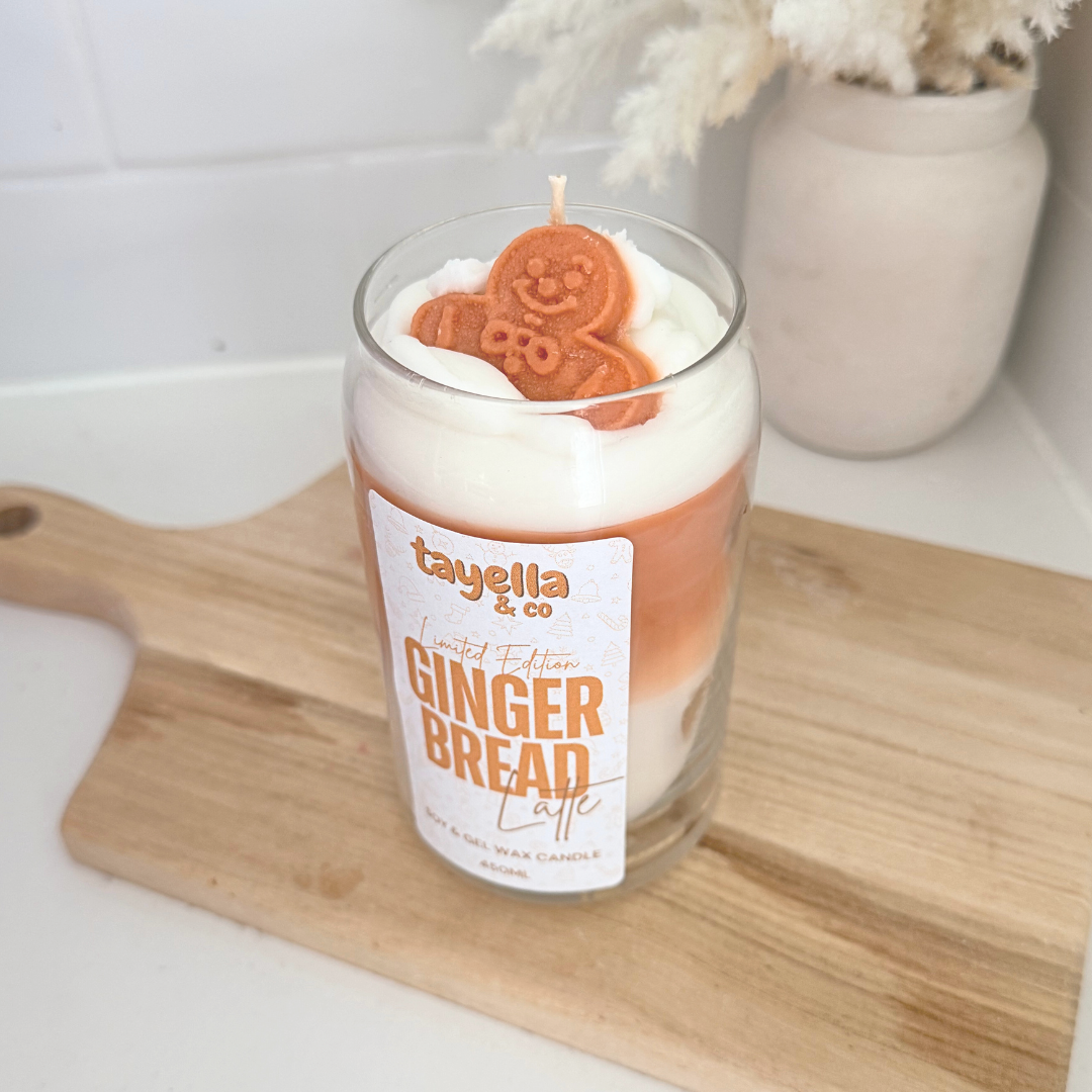 Iced Gingerbread Latte Candle