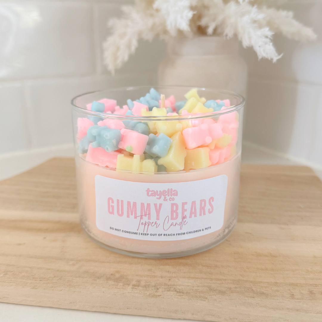 GUMMY BEARS TOPPER CANDLE