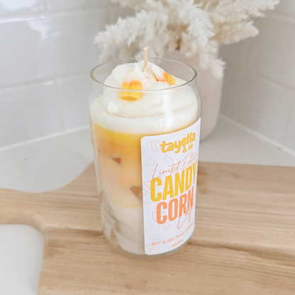 Iced Candy Corn Latte Candle