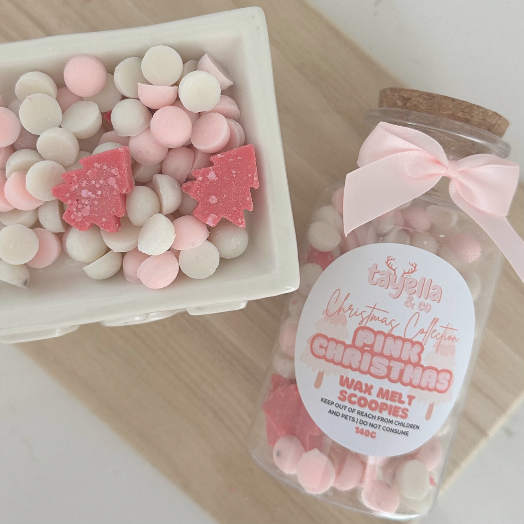 Pink Christmas Scoopies Wax Melts