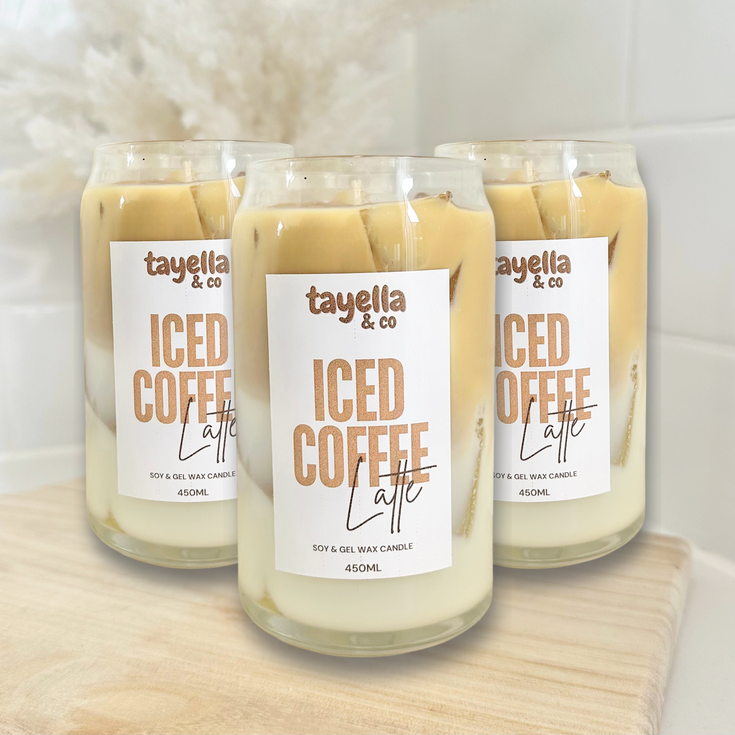 Iced Coffee Latte Candle