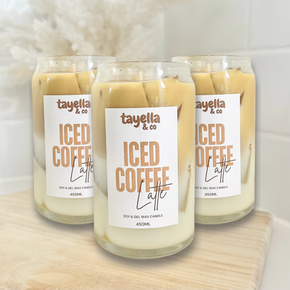 Iced Coffee Latte Candle