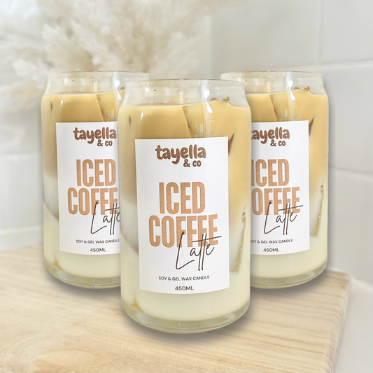 Iced Coffee Latte Candle