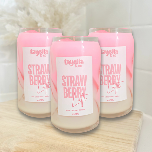 Iced Strawberry Latte