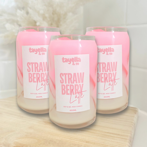 Iced Strawberry Latte