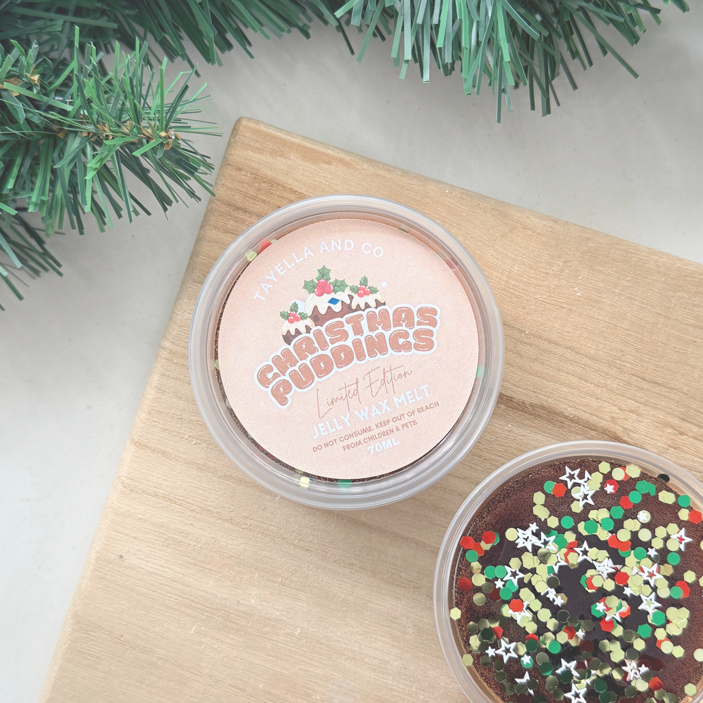 Christmas Puddings Jelly Melt