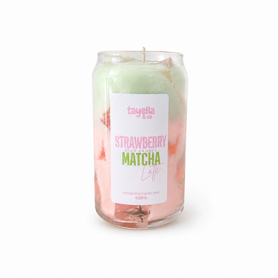 ICED STRAWBERRY MATCHA LATTE CANDLE