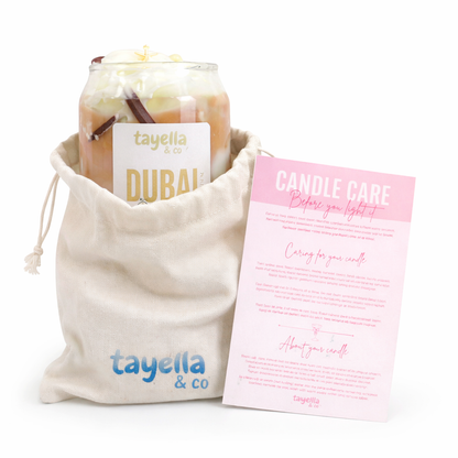 ICED DUBAI CHOC LATTE CANDLE