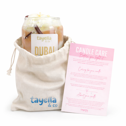 ICED DUBAI CHOC LATTE CANDLE