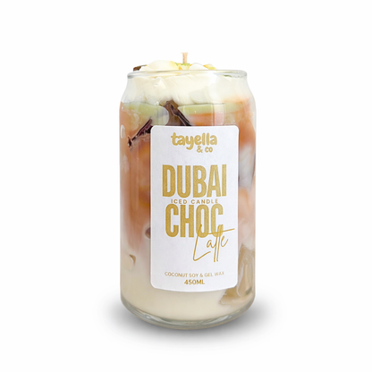 ICED DUBAI CHOC LATTE CANDLE