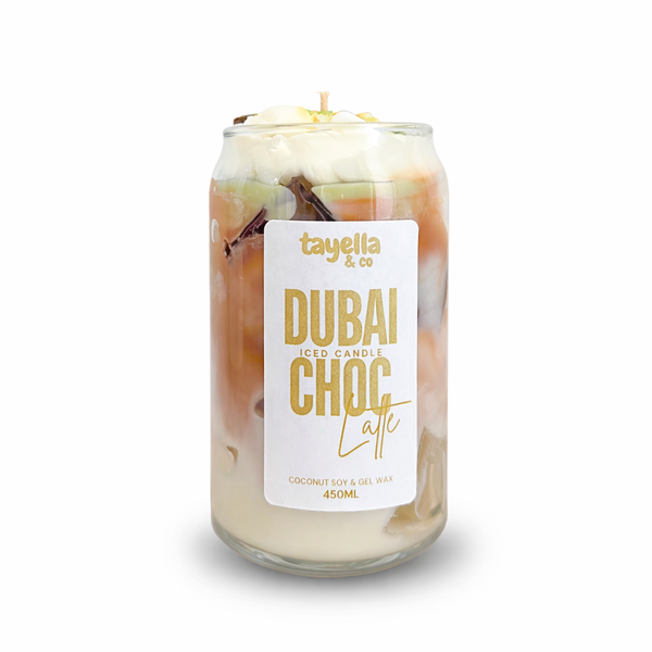 ICED DUBAI CHOC LATTE CANDLE