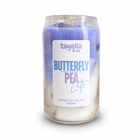 ICED BUTTERFLY PEA LATTE CANDLE