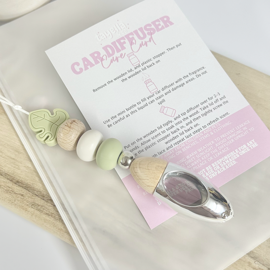 No Rain No Flowers Car Diffuser