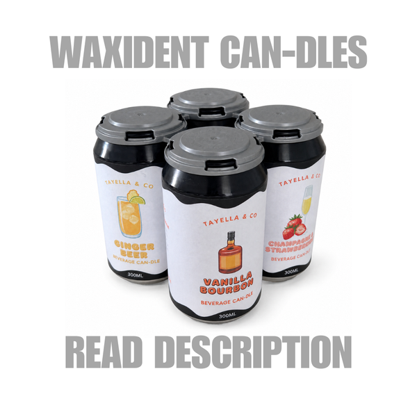 WAXIDENT CAN-DLES